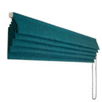 classic blind with side view pulled up
