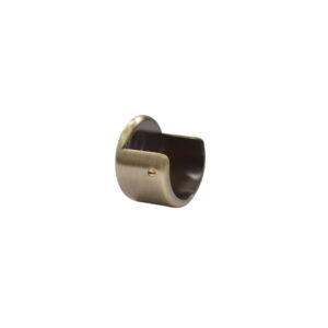 H5000RB Burnished Brass Recess Bracket for 28mm Curtain Pole buy from Design JR