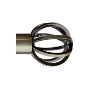 H5009F Burnished Brass finial for LUNAR 28mm POLE by from Design JR e1610707616786
