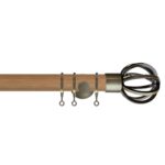 H5009F OAK BB Jones Curtain Poles 1