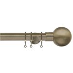 H5016F Lunar Burneshed Brass Curtain Pole buy from Design JR