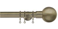 H5016F Lunar Burneshed Brass Curtain Pole buy from Design JR