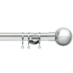 H5016F Lunar Chrome Curtain Pole buy from Design JR