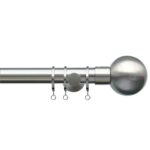 H5016F Lunar Matt Nickel Curtain Pole buy from Design JR