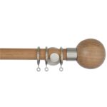 H5016F Lunar OAK Curtain Pole buy from Design JR
