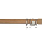 H5020F OAK Jones Curtain Poles