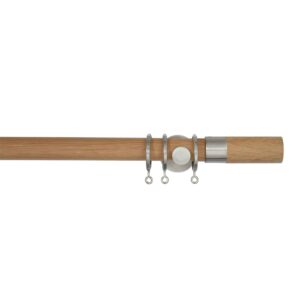 H5021F OAK Jones Curtain Poles