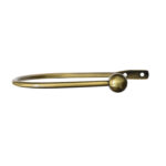 H6028H Antique Brass holdback cosmos quartz astra poles by from Design JR 1