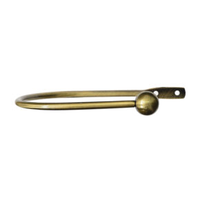 H6028H Antique Brass holdback cosmos quartz astra poles by from Design JR 1
