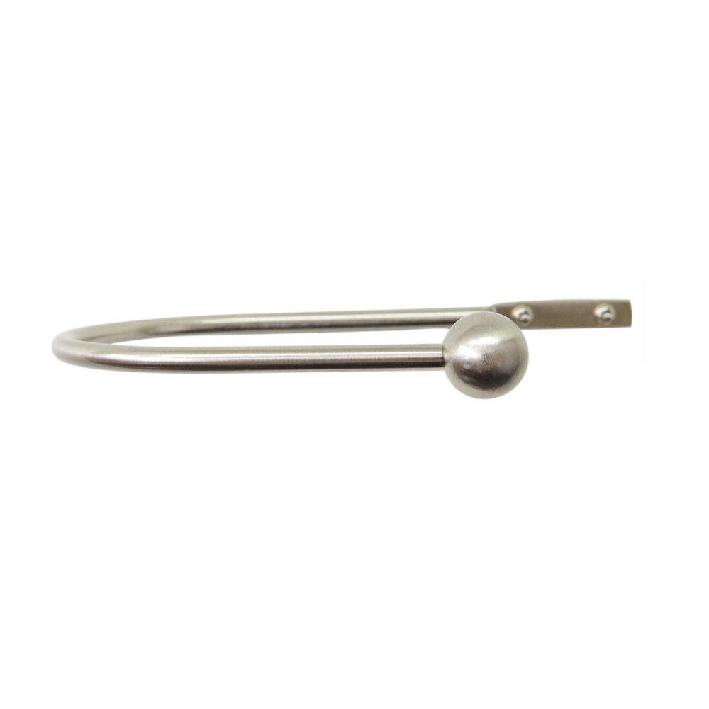 H6028H Matt Nickel holdback cosmos quartz astra poles by from Design JR 1