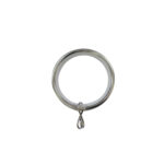 H6028R Chrome Metal curtain rings for 28mm curtain pole 1