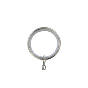 H6028R Matt Nickel Metal curtain rings for 28mm curtain pole e1610563084672