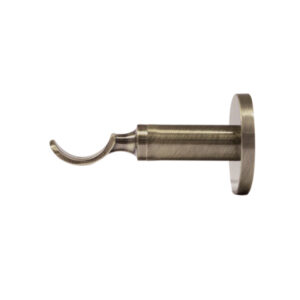 Lunar 28mm Pole Passing Bracket 7cm burnished brass buy from Design JR