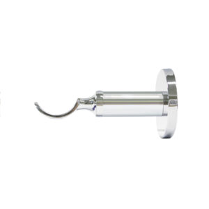 Lunar 28mm Pole Passing Bracket 7cm chrome buy from Design JR