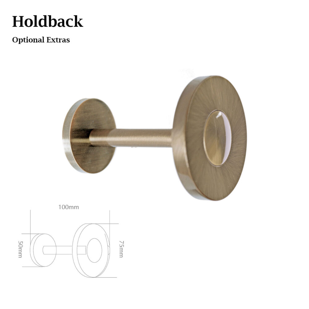H5000H BB Holdback for Lunar Curtain Poles buy from Design JR