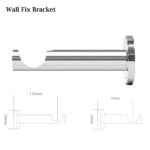 Lunar wall fix bracket 7cm 11cm