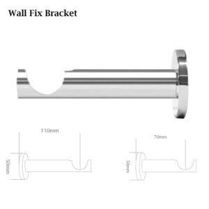 Lunar wall fix bracket 7cm 11cm