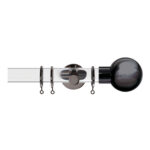 H6036F BN Acrylic Jones Curtain Poles