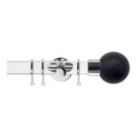 H6047F CHA CHR Acrylic Pole Jones Curtain Poles