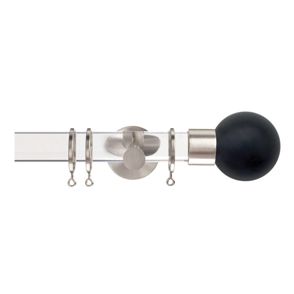 H6047F CHA MN Acrylic Pole Jones Curtain Poles