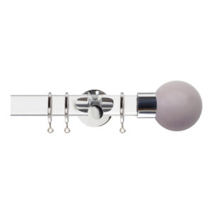 H6047F HEA CHR Acrylic Pole Jones Curtain Poles