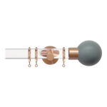 H6047F LEA RG Acrylic Pole Jones Curtain Poles