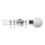 H6047F STO CHR Acrylic Pole Jones Curtain Poles
