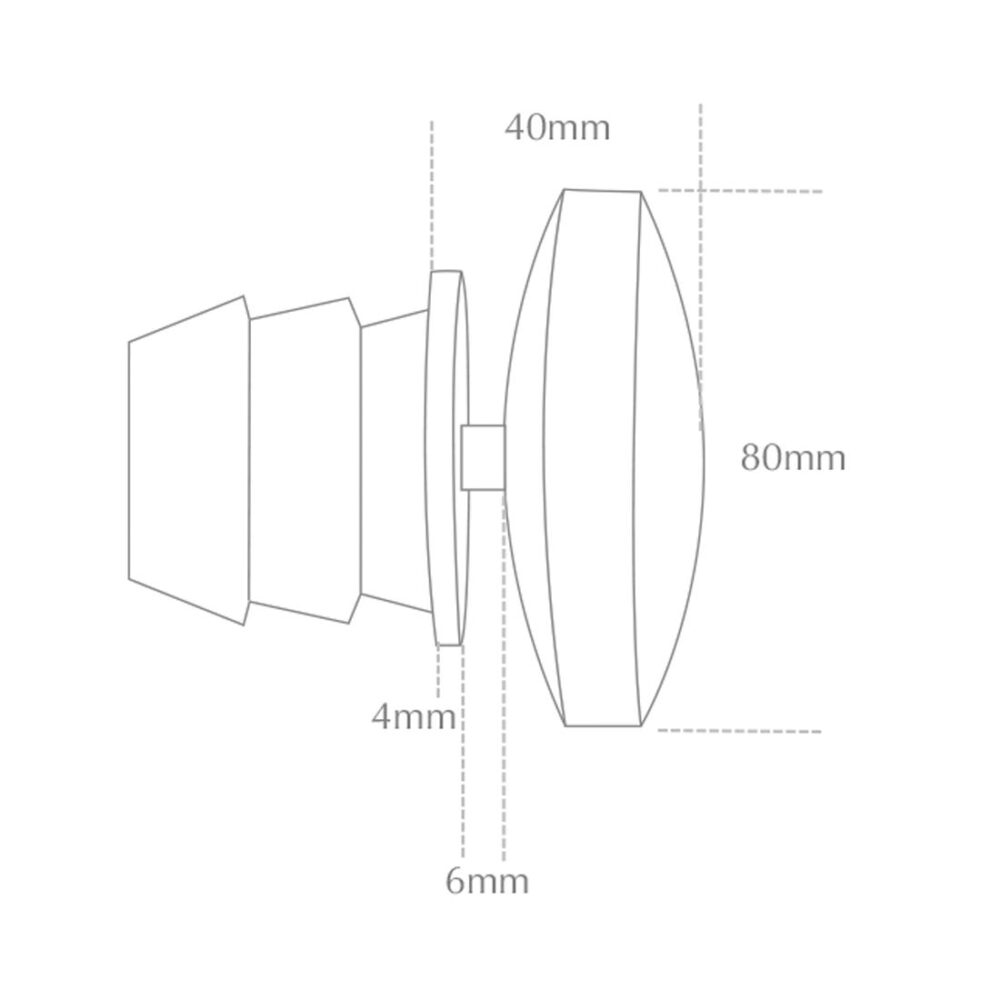 Curved Disc Finial