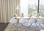 made to measure dimout curtains expression ecru acoustic washable
