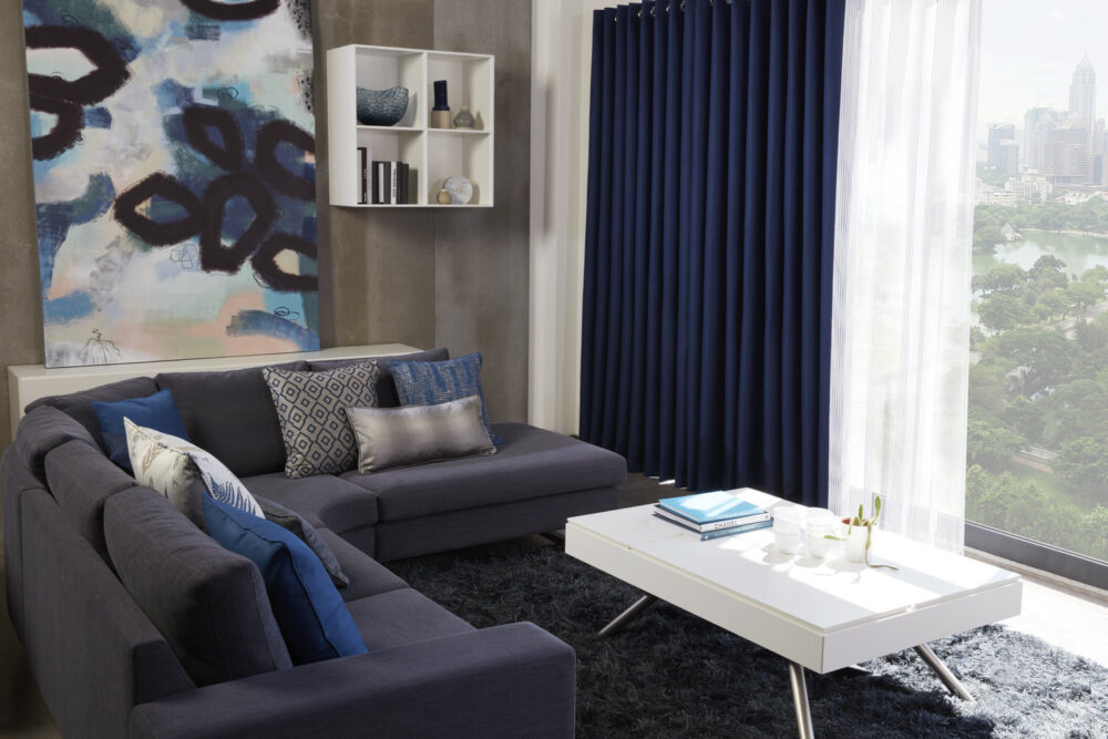 made to measure dimout curtains expression midnight