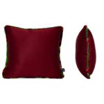 tropical nights square cushion with piping 1