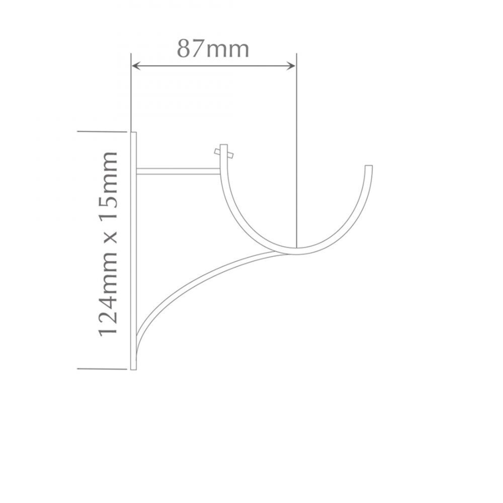 H3023EB End Bracket Dimensions 1