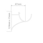 H3023EB End Bracket Dimensions 1