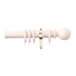 H4100F BSH Ball Finial With Brass Brackets 1
