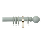 H4100F HAZ Ball Finial With Brass Brackets 1