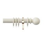 H4100F SAN Ball Finial With Brass Brackets 1