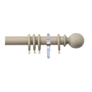 H4100F TRU Ball Finial With Chrome Brackets
