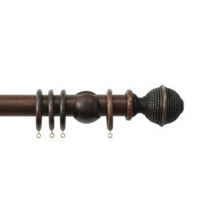 H4107F OAK Jones Curtain Pole 1