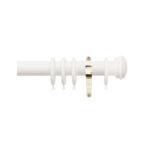 H4140EC Cotton End Cap Finial With Brass Brackets 1