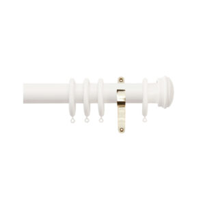 H4140EC Cotton End Cap Finial With Brass Brackets 1