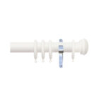 H4140EC Cotton End Cap Finial With Chrome Brackets 1