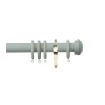 H4140EC Haze End Cap Finial With Brass Brackets 1
