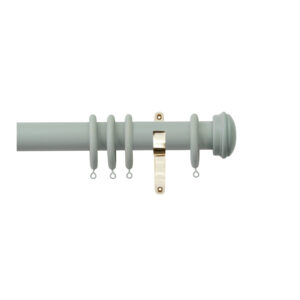 H4140EC Haze End Cap Finial With Brass Brackets 1