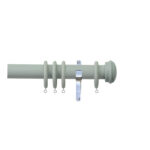 H4140EC Haze End Cap Finial With Chrome Brackets 1