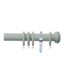 H4140EC Haze End Cap Finial With Chrome Brackets 1