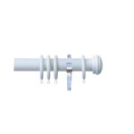 H4140EC Mist End Cap Finial With Chrome Brackets 1