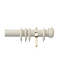 H4140EC Sand End Cap Finial With Brass Brackets 1