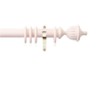 H4141F BSH Fluted Urn Finials With Brass Brackets 1 1