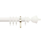 H4141F COT Fluted Urn Finials With Chrome Brackets 1 1
