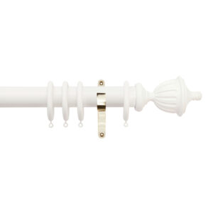 H4141F COT Fluted Urn Finials With Chrome Brackets 1 1